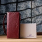 Гаманець ST Leather Шкіряний Бордовий (23108) - зменшене зображення 11