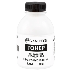 Тонер HP LJ P1005/P1505, bottle 100g Gantech (TSM-HYD105B-100) изображение 1