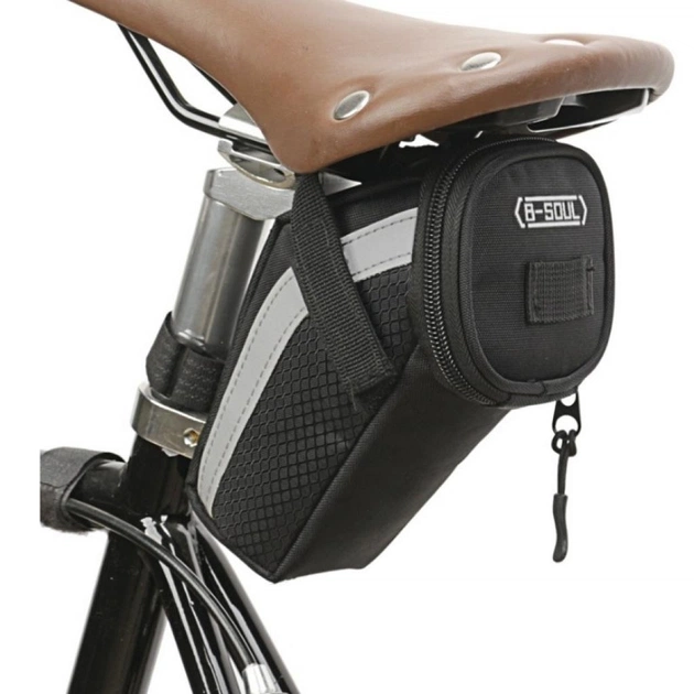 Сумка підсідельна Bravvos BC-BG166 14x13x9 cm Black (BIB-052) - picture 3