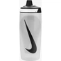 Пляшка для води Nike REFUEL BOTTLE GRIP 18 OZ N.100.9955.173.18 білий, чорний 532 мл (887791762238) - зменшене зображення 1