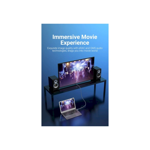 Кабель мультимедійний HDMI M to HDMI M 2.0m V2.1 8K60Hz silver Vention (ALCIH) - picture 4