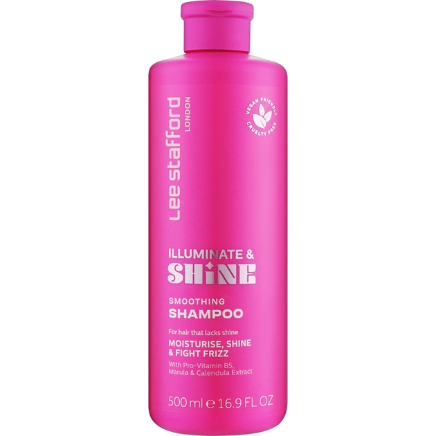 Шампунь Lee Stafford Illuminate & Shine Smoothing Shampoo 500 мл (5060282708587) - изображение 1