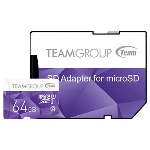 Карта пам'яті Team 64GB microSD Class10 UHS-I (TCUSDX64GUHS41) зображення 1