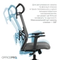 Кресло офисное OfficePro Fusion OC577G Gray - уменьшенное изображение 3