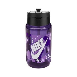 Пляшка для води Nike TR RENEW RECHARGE STRAW BOTTLE 16OZ N.100.7641.514.16 чорний, фіолетовий 473 мл (887791778246) зображення 1