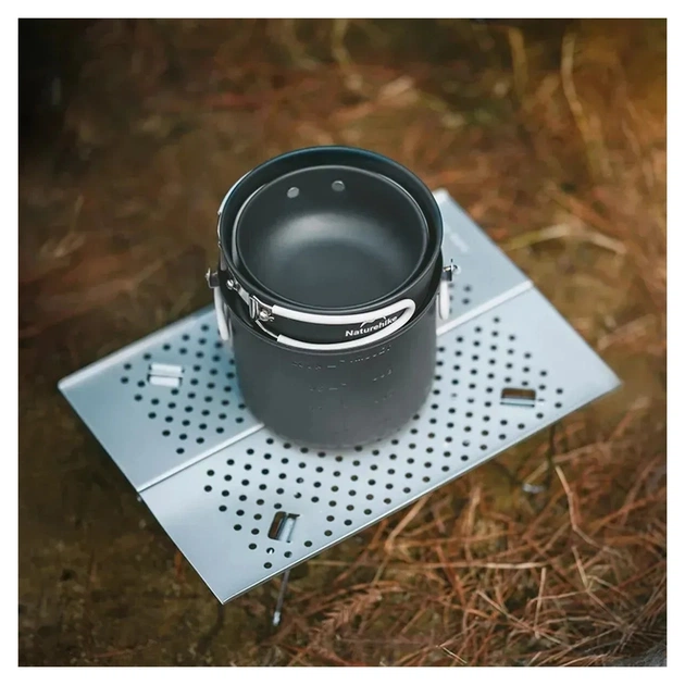 Набір туристичного посуду Naturehike NH18T018-G, алюміній, 2 каструлі, 2 кришки (6927595785515) - picture 8