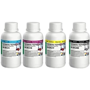 Чорнило ColorWay Canon PG-510/CLI521 (4х200) BK/С/M/Y (CW-CW520/CW521SET02) зображення 1