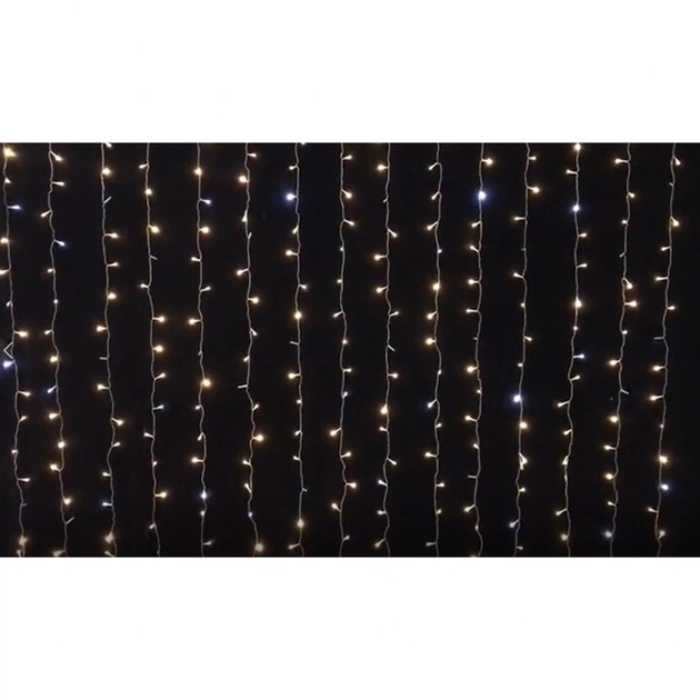 Гірлянда Novogod`ko штора 272 LED, теплий білий, 3*2,6 м, мерехтіння (973773) - зображення 1