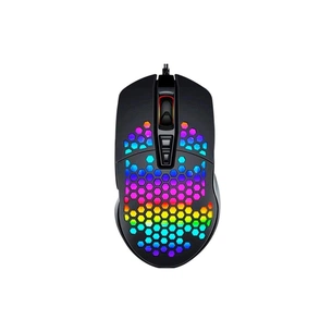 Мишка XO M4 4000 DPI RGB USB Black (XO-M4-BK) зображення 1