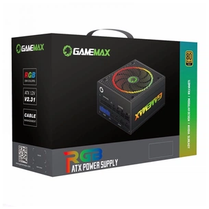 Блок живлення Gamemax 1050W 80 Gold ARGB (RGB-1050 PRO) зображення 1
