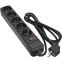 Мережевий фільтр живлення Patron 1.8 m3*1mm2 (SP-1052) 5 розеток BLACK (EXT-PN-SP-1052) - зменшене зображення 1