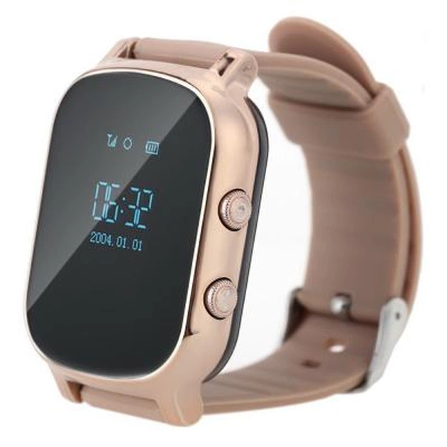 Смарт-годинник GoGPS ME К20 Золотий (K20GD) - зображення 1