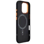 Чохол до мобільного телефона Armorstandart LikeCarbon2 SE MagCase Apple iPhone 17 Kevlar Black Orange (ARM89163) - зменшене зображення 4