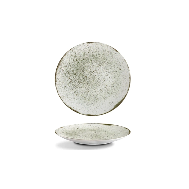 Тарелка G.Benedikt Isabelle Rustic кругла 21 см Olive (ISC2121-K0025) - изображение 1