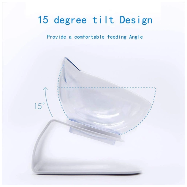 Посуд для котів Me&Pet Миски з підставкою прозорі (NMP060) - picture 12