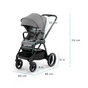 Коляска Kinderkraft 2 в 1 Nea Platinum Grey (KSNEA000GRY2000) (5902533919826) - зменшене зображення 9