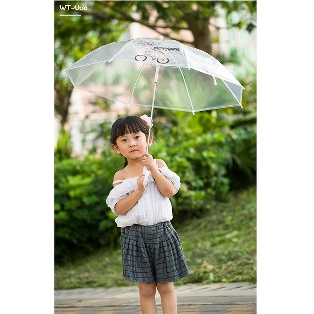 Парасоля WK mini Umbrella WT-U06 прозорий (6970349283836) - зображення 1