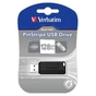 USB флеш накопичувач Verbatim 128GB PinStripe Black USB 2.0 (49071) - зменшене зображення 5