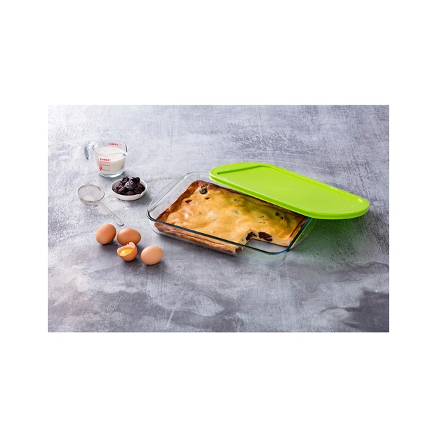 Форма для випікання Pyrex Cook Store прямокутна з кришкою 40 х 27 х 7 см 4.5 л (240P002/7644) - picture 6