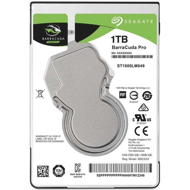 Жорсткий диск для ноутбука 2.5" 1TB Seagate (ST1000LM049) - изображение 1