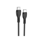 Дата кабель USB-C to USB-C 1.0m BX51 Triumph 60W Black BOROFONE (BX51CCB) - уменьшенное изображение 1