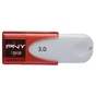USB флеш накопичувач PNY flash 128GB Attache4 Red USB 3.0 (FD128ATT430-EF) - зменшене зображення 1