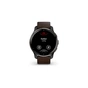 Смарт-годинник Garmin Venu 2 Plus, Black + Slate, Leather, GPS (010-02496-15) - зменшене зображення 2