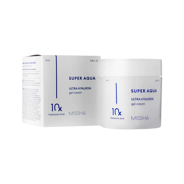 Крем для обличчя Missha Super Aqua Ultra Hyalron Gel Cream 70 мл (8809747928705) - зображення 1