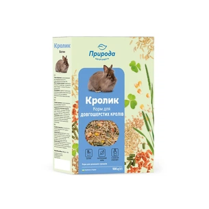 Корм для гризунів Природа «Кролик» + Біотин 500 г (4823082410743) зображення 1
