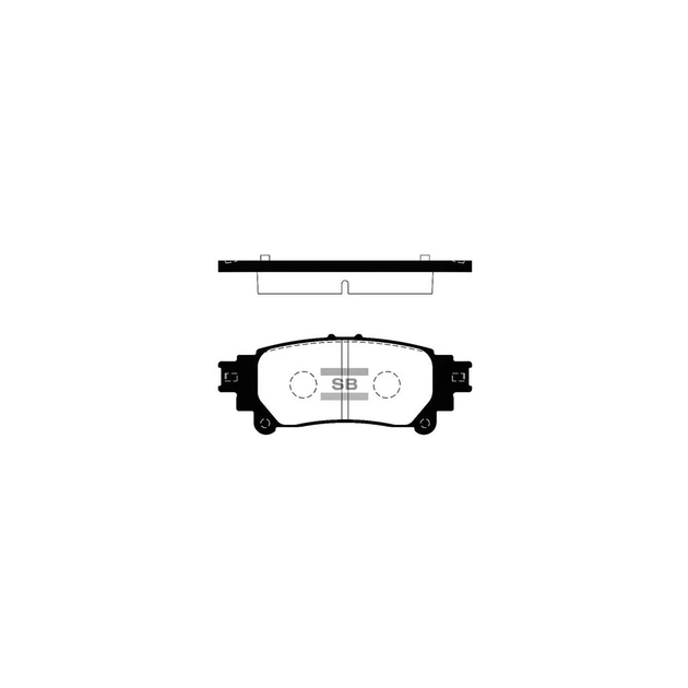 Тормозные колодки HI-Q SP1458 - изображение 1