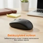 Мишка Meetion BTM100 Wireless/Bluetooth/USB Black (MT-BTM100-A) - зменшене зображення 3
