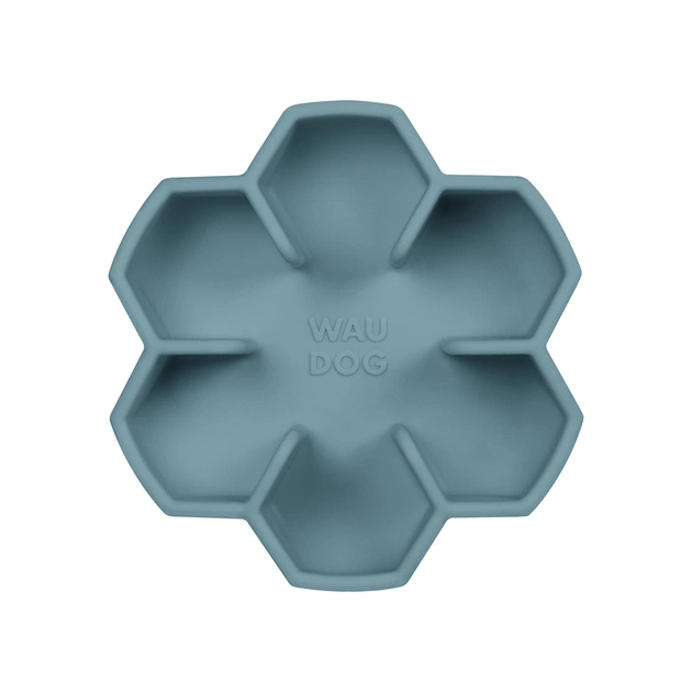 Універсальний посуд для тварин WAUDOG Silicone миска для повільного харчування 750 мл сіра (235411) - picture 2