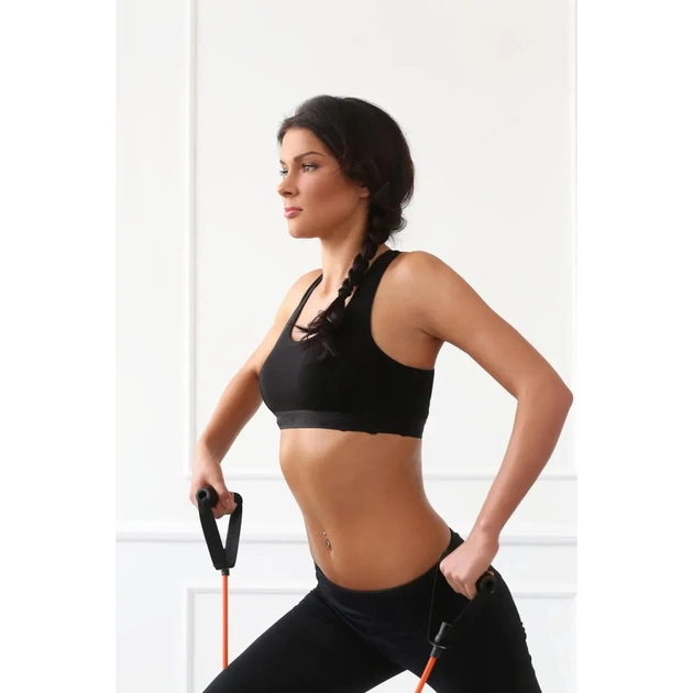 Еспандер U-Powex Resistance bands набір 5шт 150LB до 68кг (UP_1040_150LB) - зображення 10