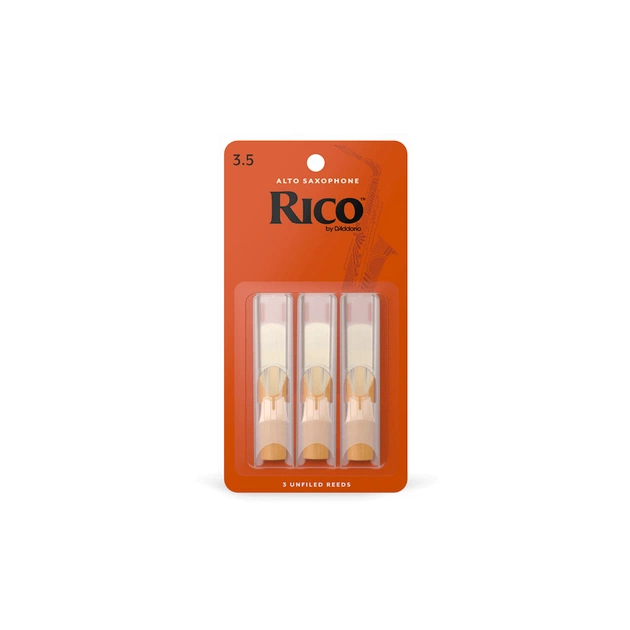 Трость для саксофона D'Addario Rico - Alto Sax #3.5 - 3-Pack (RJA0335) - изображение 1