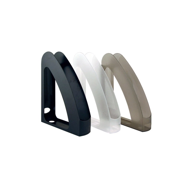 Лоток для паперів Арника вертикальний ВЕСЕЛКА,передня стінка, димчастий (80535) - picture 1