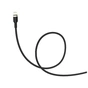 Дата кабель USB 2.0 AM to Lightning 1.0m spiral black ColorWay (CW-CBUL051-BK) - зменшене зображення 2