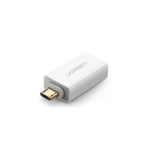 Перехідник OTG USB 2.0 AF to Micro 5P US195 white Ugreen (30529) picture 1