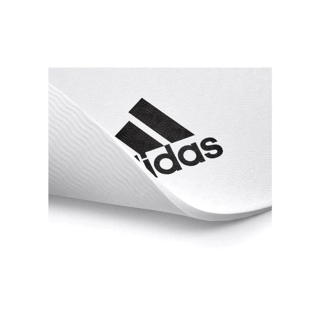 Килимок для йоги Adidas Yoga Mat Уні 176 х 61 х 0,8 см Білий (ADYG-10100WH) - зображення 3