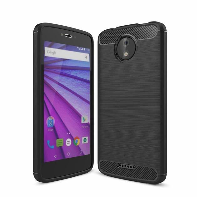 Чохол до мобільного телефона для Motorola Moto Z Carbon Fiber (Black) Laudtec (LT-MMZB) - зображення 1