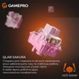 Клавиатура GamePro MK160 V2 Warden QLAB Sakura Linear RGB USB UA White (MK160-V2-BL-QS) - уменьшенное изображение 10