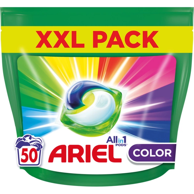 Капсули для прання Ariel Pods Все-в-1 Color 50 шт. (8001090250681) - зображення 1