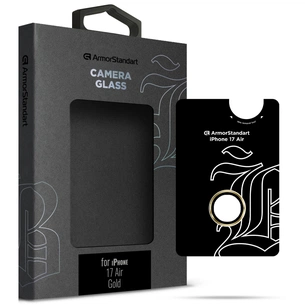 Скло захисне Armorstandart for Camera Supreme BI Apple iPhone 17 Air Gold (ARM86450) зображення 1