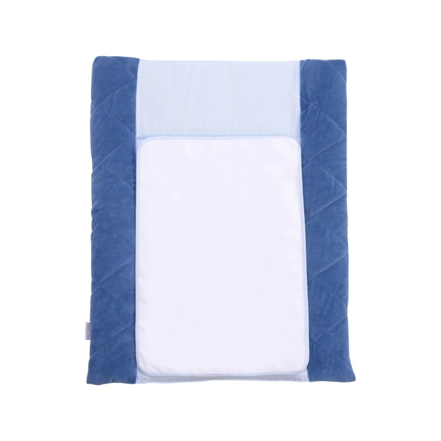 Пеленальний матрацик Верес Velour Deep blue 50х70 см (429.02) - picture 1