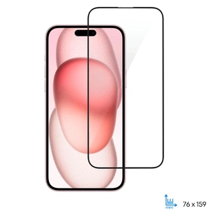 Скло захисне 2E iPhone 15 Plus 2.5D FCFG black (2E-IP-15PL-6.7-SMFCFG-BB) зображення 1