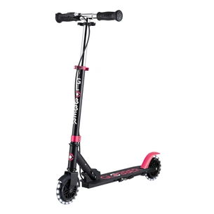 Самокат Globber Flow Element Junior Lights LED, чорно-рожевий (729-110) изображение 1