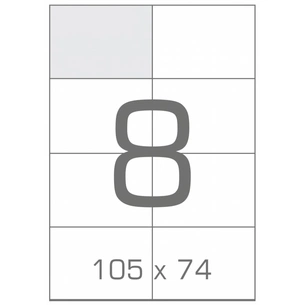 Этикетка самоклеящаяся Tama 105х74 (8 на листі) с/кл (100листів) (17791) изображение 1