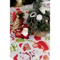 Скатертина Прованс святкова Санта на білому 180х140 см (035785) - зменшене зображення 9