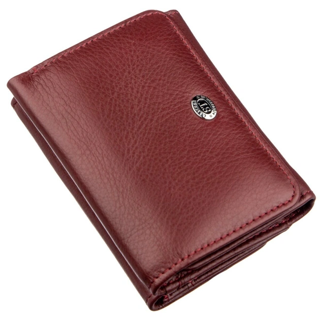 Кошелек ST Leather Темно-красный (18885) - изображение 1
