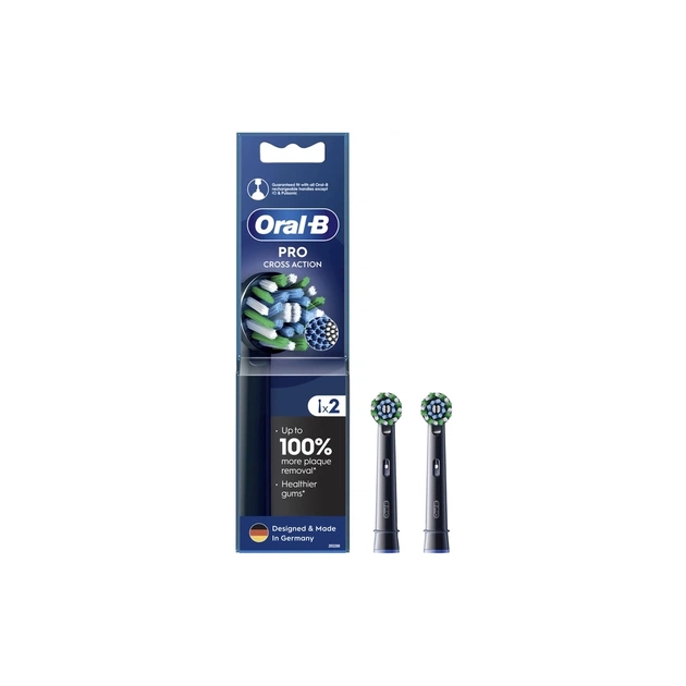Насадка для зубної щітки Oral-B Cross Action EB50BRX (2) (8006540847657) - зображення 1