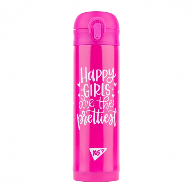 Поїльник-непроливайка Yes термос Happy Girls 420 мл (707573) - зображення 1